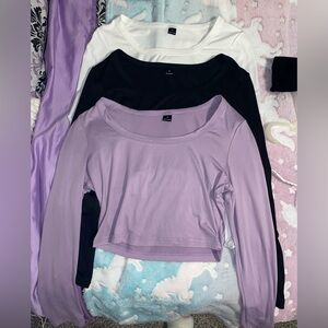 Set of 3 Long Sleeved Tops